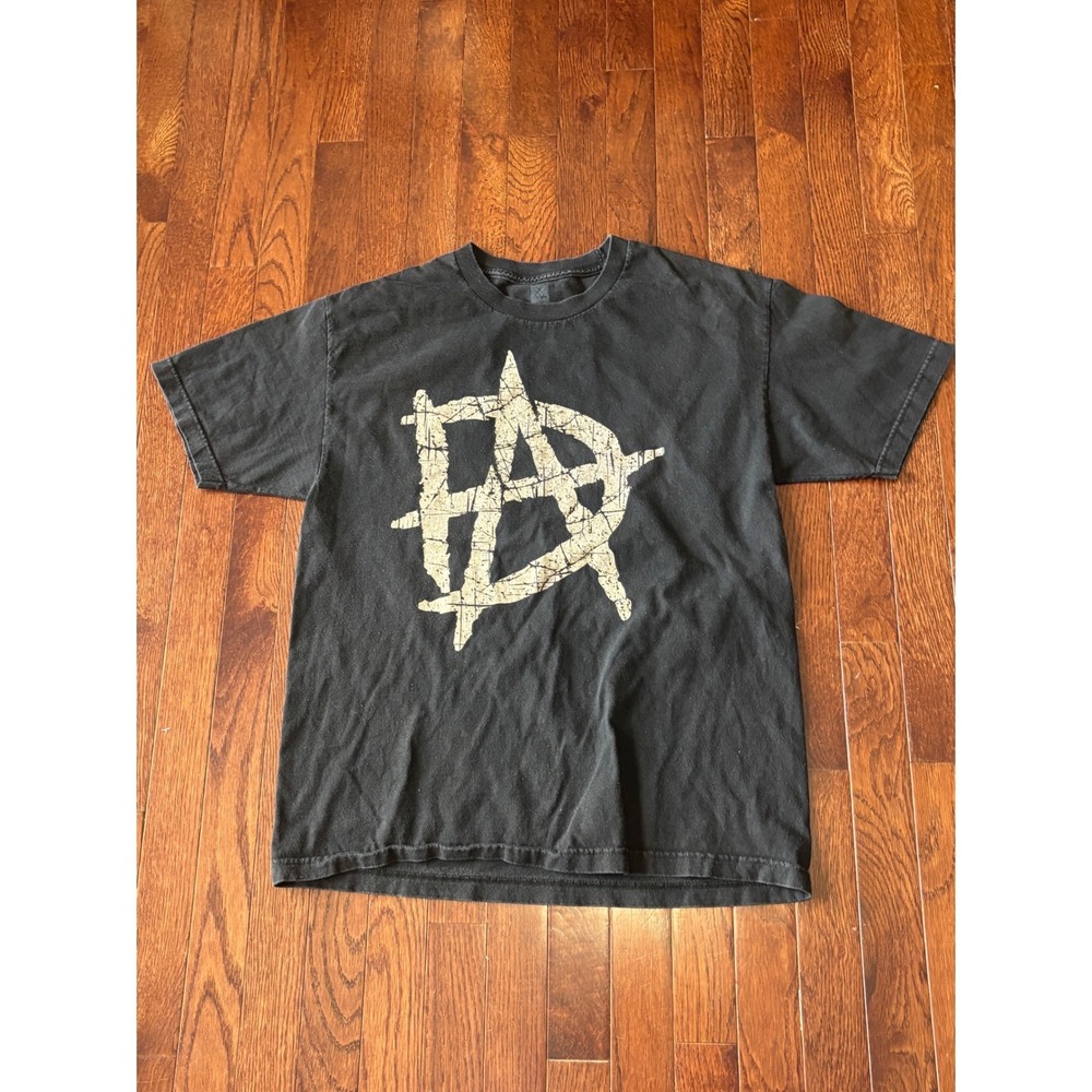 WWE Dean Ambrose Unstable DA Logo T-Shirt Mens Large Black Wrestling Tee